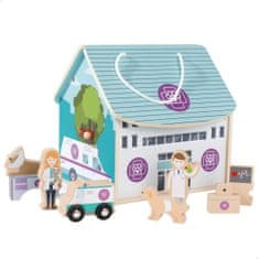 Playset Woomax Veterinar 9 Kosi 4 kosov 19 x 18 x 19 cm