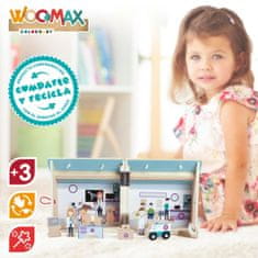 Playset Woomax Veterinar 9 Kosi 4 kosov 19 x 18 x 19 cm