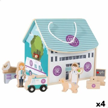 Playset Woomax Veterinar 9 Kosi 4 kosov 19 x 18 x 19 cm