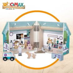 Playset Woomax Veterinar 9 Kosi 4 kosov 19 x 18 x 19 cm