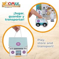 Playset Woomax Veterinar 9 Kosi 4 kosov 19 x 18 x 19 cm