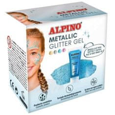 Alpino Barve za obraz za otroke Alpino Gel Bleščice Modra