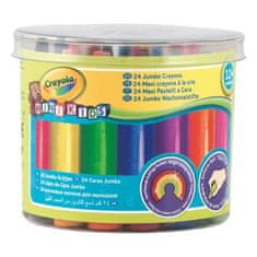 Crayola Barvne voščenke Crayola 2.0784 Lahko se pere Pisana (24 pcs)