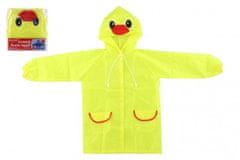 Teddies Otroški dežni plašč velikosti 110-120cm v rumeni barvi v vrečki 23x25cm