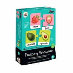 Diset Didaktična igra Diset Yo Aprendo Frutas & Verduras Sestavljanka Puzzle (ES)