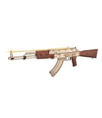Robotime Rokr 3D lesena sestavljanka AK-47 Assault Rifle 315 kosov