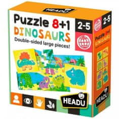 Headu Izobraževalni komplet za otroke HEADU Puzzle 8+1 Dinosaurios (4 kosov)