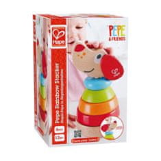 Hape Lesena igra Hape Pepe Rainbow Stacker