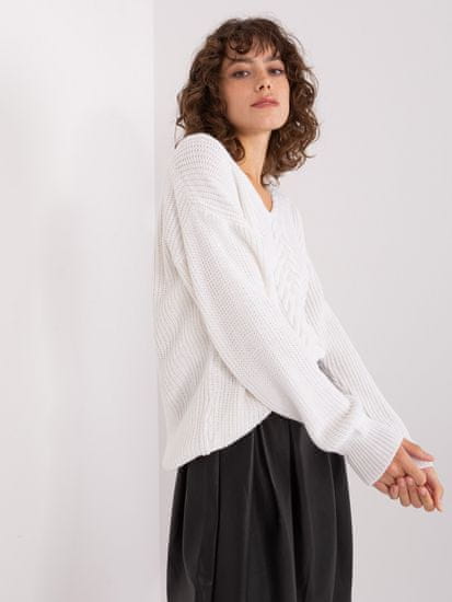 Badu Klasičen ženski pulover Malungani ekru