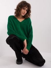 Badu Klasičen ženski pulover Xiluvani temno zelena Universal