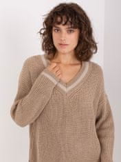 Badu Ženska pulover obleka Nadadi temno bež Universal