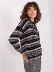 Badu Klasičen ženski pulover Magoda sivo-črna Universal