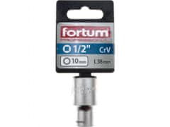 Fortum Vtična glava 1/2", 10mm, L 38mm