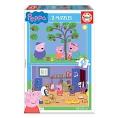Educa Otroške puzzle Educa Peppa Pig (2 x 48 pcs)