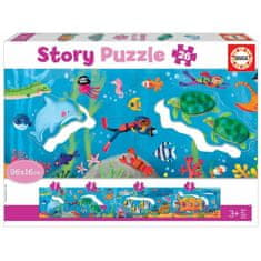 Educa Otroške puzzle Educa Submarine World 26 Kosi