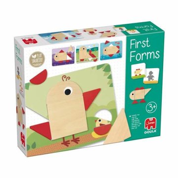 Otroške puzzle iz lesa Goula First Forms 7 Kosi