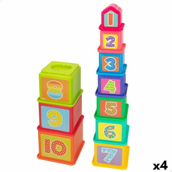 Playgo Kocke za sestavljanje PlayGo 4 kosov 10,2 x 50,8 x 10,2 cm