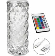 Zd105 vodila kristalna namizna svetilka