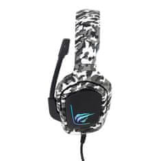 Havit Gaming slušalke Havit H653d Camouflage white