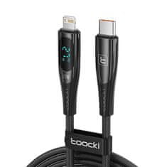 toocki kabel usb-c na lightning, 1 m, pd 27w (črn)