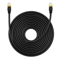 BASEUS Omrežni kabel cat.8 Baseus Ethernet RJ45, 40Gbps, 15m (črn)