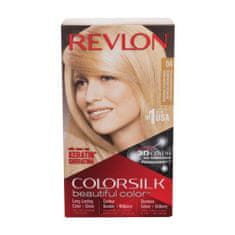 Revlon Colorsilk Beautiful Color Odtenek 04 ultra light natural blonde Set barva za lase Colorsilk Beautiful Color 59,1 ml + razvijalec barve 59,1 ml + balzam 11,8 ml + aplikator 1 ks + rokavice za ženske