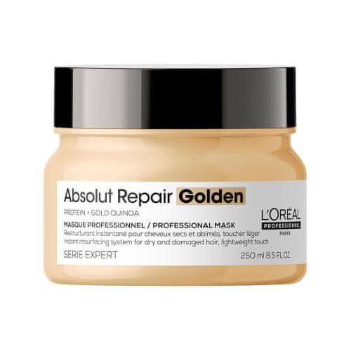 L’Oréal Absolut Repair Golden Professional Mask maska za obnovo zelo poškodovanih las za ženske