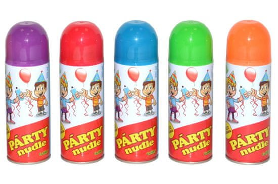 Wiky Praznični rezanci/špageti v spreju 17cm 250 ml 5 barv karneval