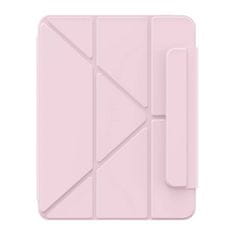 slomart baseus minimalistični magnetni etui za pad 10.2″ (2019/2020/2021) (baby pink)