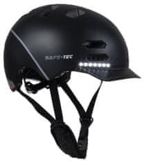 SAFE-TEC Bluetooth pametna čelada/ SK8 Black S