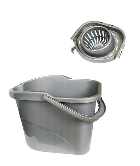 Bentom Vedro ovalno 15l + plastično ožemalnik, STŘ