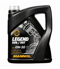 Mannol Legend 504/507 0W-30 motorno olje, 5 l