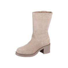 BULLBOXER Škornji krem 41 EU Liya Mid Leg