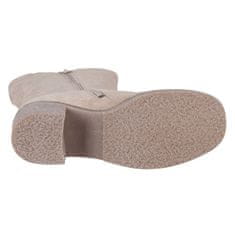 BULLBOXER Škornji krem 41 EU Liya Mid Leg