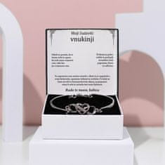 Lovilion Moji dragi vnukinji - Zapestnica "Vedno v tvojem srcu“ - ZOE_HEARTBRACELET Darilo za vnukinjo