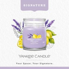 Yankee Candle Dišeča sveča Signature in glass medium Lemon Lavender 368g