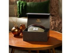 Woodwick Darilni komplet: Darilni paket: 1x dišeča sveča z lesenim krakom Ellipse Ship Fireside 453,6 g