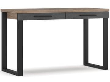 nabbi Pisalna miza s predali Ovida 120 2DRWS - craft tobacco / matera
