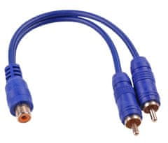 LP kpo2616 kabel 1 x rca vtičnica - 2 rca vtiča 0,2 m