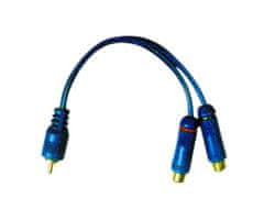 LP kpo2615 kabel 1 x rca vtič - 2 rca vtiča 0,2 m