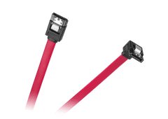 shumee SATA kabel, ravni vtič - kotni vtič, 0,5 m