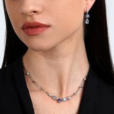 Morellato Eleganten komplet nakita s kubičnimi cirkoni Colori SAVY25 (verižica, uhani)