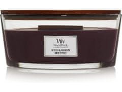 Woodwick Dišeča sveča z lesenim krakom Elipsa Elipsa Spiced Blackberry 453,6 g