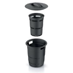 botle Set 3x Kompostnik Podzemni vrt 11 L antracitna plastika V 53 cm modularni kompostnik Koš za organske odpadke