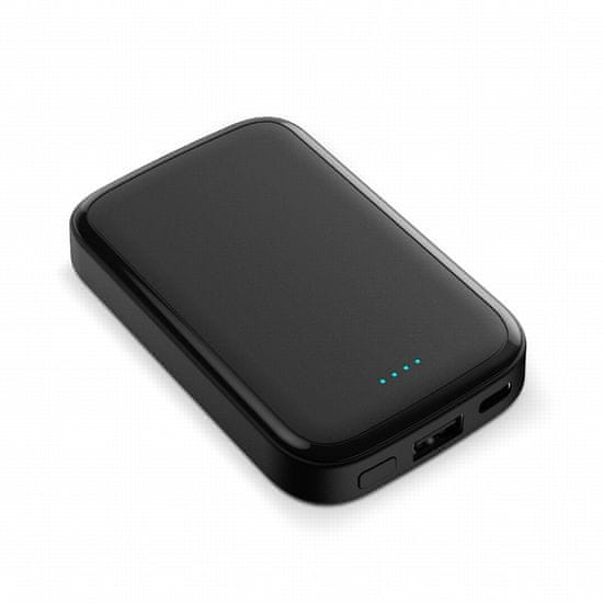 BOT  Magnetna brezžična powerbank P1 5000 mAh črna