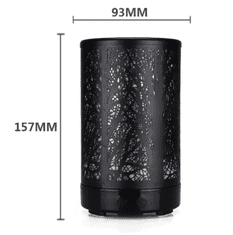 BOT Smart aroma difuzor SDM2 z motivom drevesa - črn 100 ml