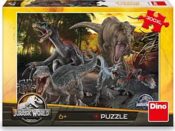 Dino Puzzle Jurski svet XL 300 kosov