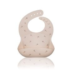 Petite&Mars PETITE&amp;MARS Silikonski slinček Sam Beige Dandelion