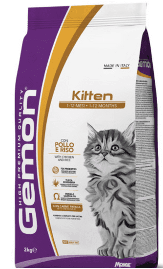 Gemon Kitten hrana za mačke, piščanec in riž, 2 kg