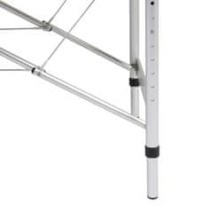 Aga Aluminijasta masažna miza MR7150 Bela